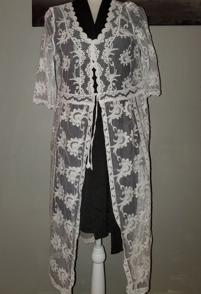 Club Moda Lace Cover Kimono Free With Any Swim Purchase Of $100 Or More - Picture 7 of 15